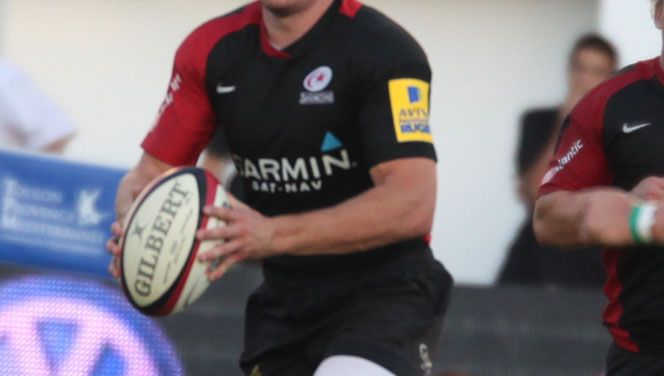 Les Saracens prêtent un ailier aux Wasps illustration Saracens maillot 12