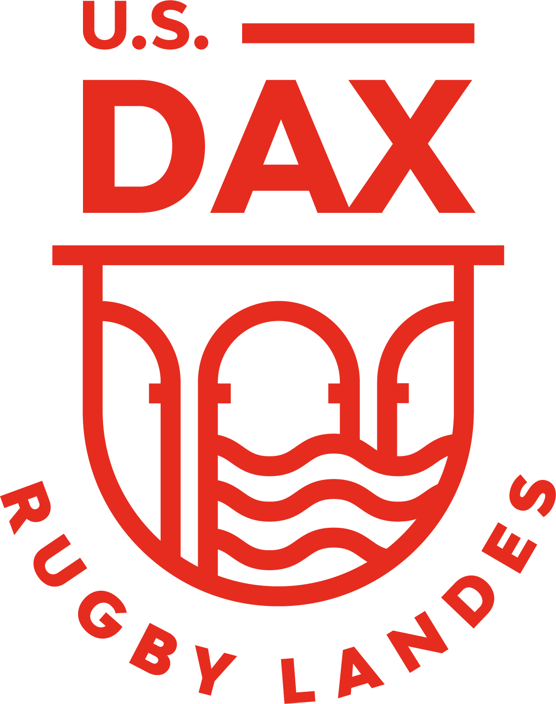 Logo Union sportive dacquoise rugby Landes 2018