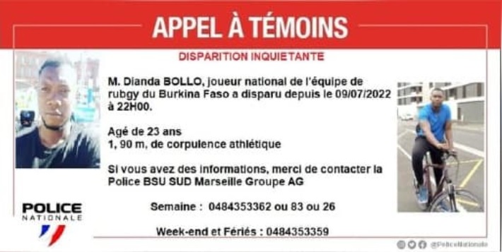 Un joueur de l'équipe nationale du Burkina Faso disparait à Marseille ! bollo