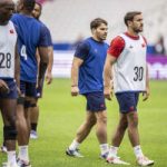 Equipe de France entrainement pour le quart final CM23