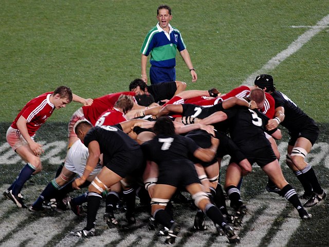 British and Irish Lions scrum