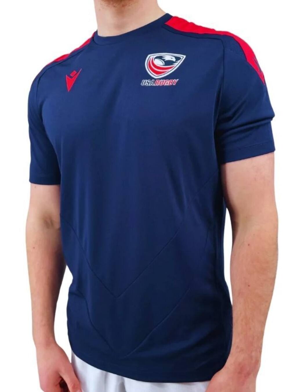 Maillot D'entraînement Usa Rugby Macron Maillot D'entraînement Usa Rugby Macron