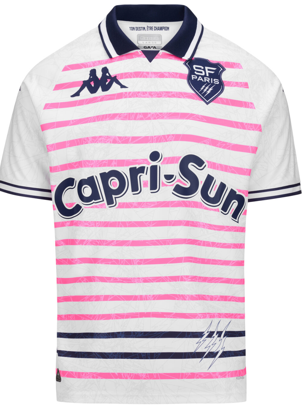 Maillot Kappa Stade Français Paris 24/25 Kombat Replica Third Homme
