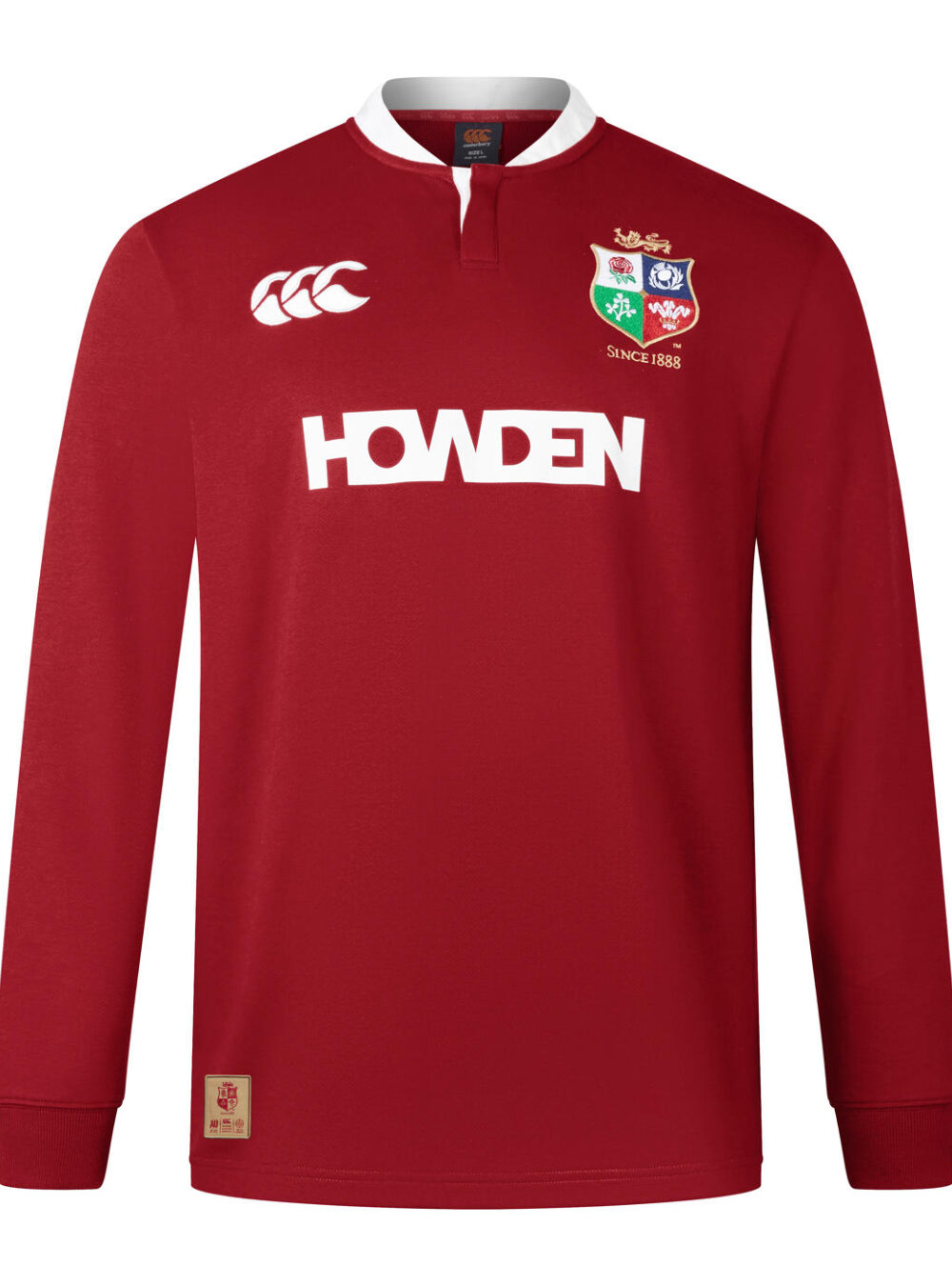 Maillot Manches Longues Lions Britanniques Unisexe Rouge Canterbury Maillot Manches Longues Lions Britanniques Unisexe Rouge Canterbury