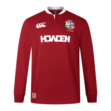 Maillot Manches Longues Lions Britanniques Unisexe Rouge Canterbury