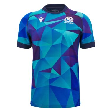 Maillot Rugby Entrainement Ecosse Bleu Macron