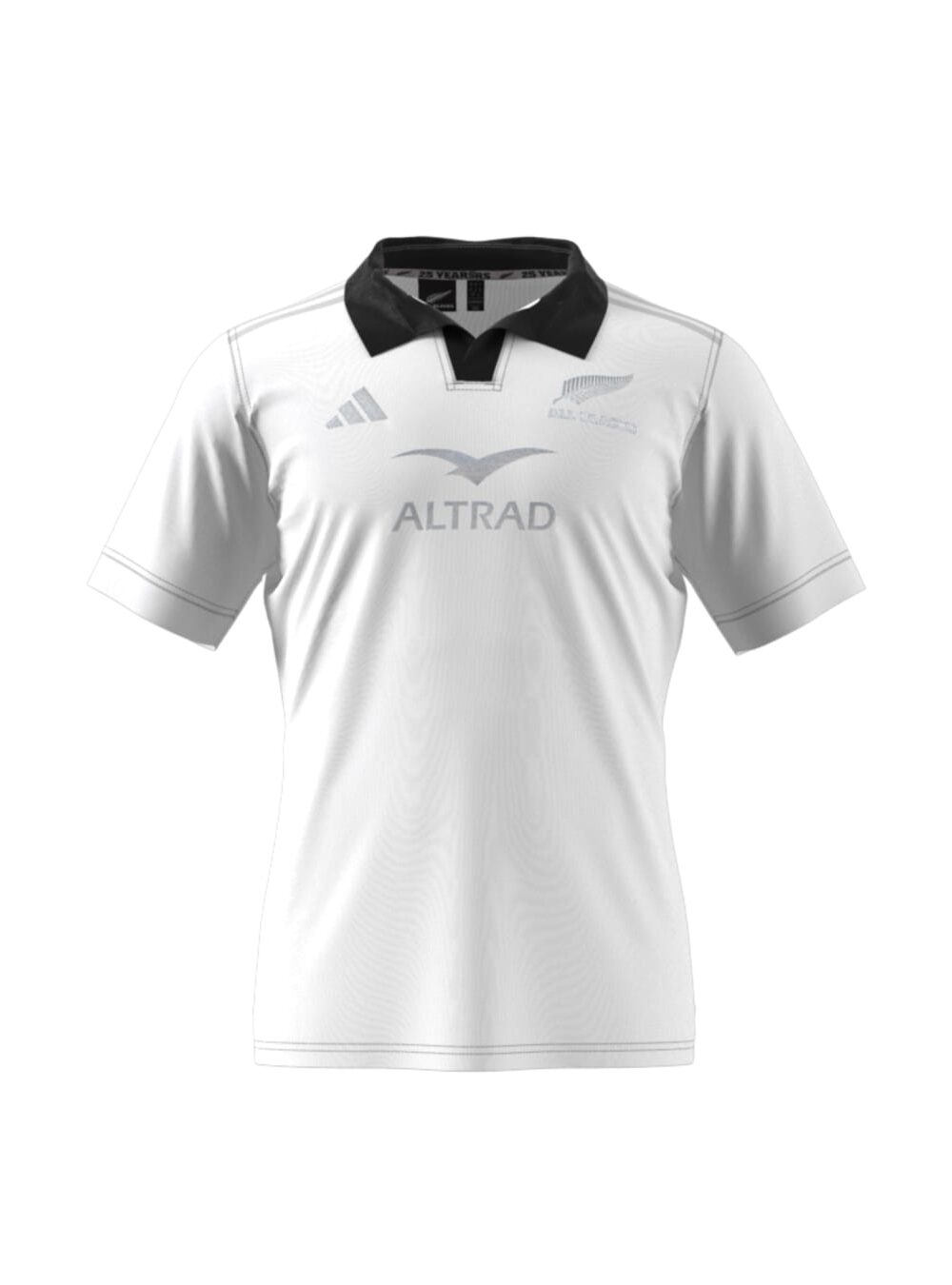Maillot Rugby Extérieur All Blacks Blanc 24/25 Adidas