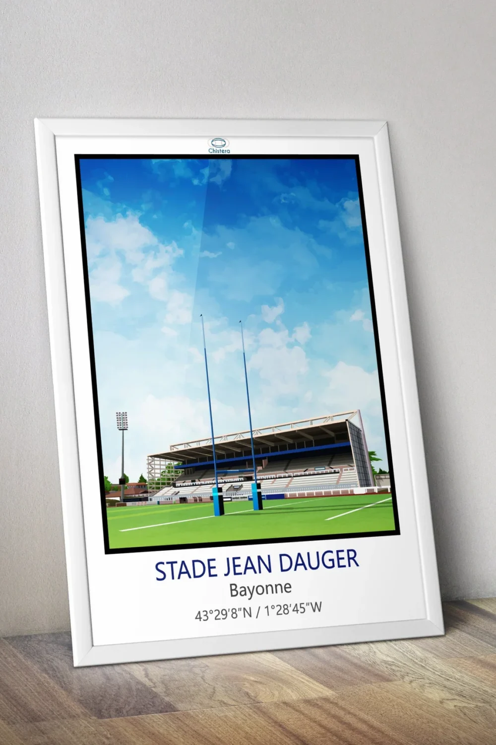 Affiche rugby Aviron Bayonnais