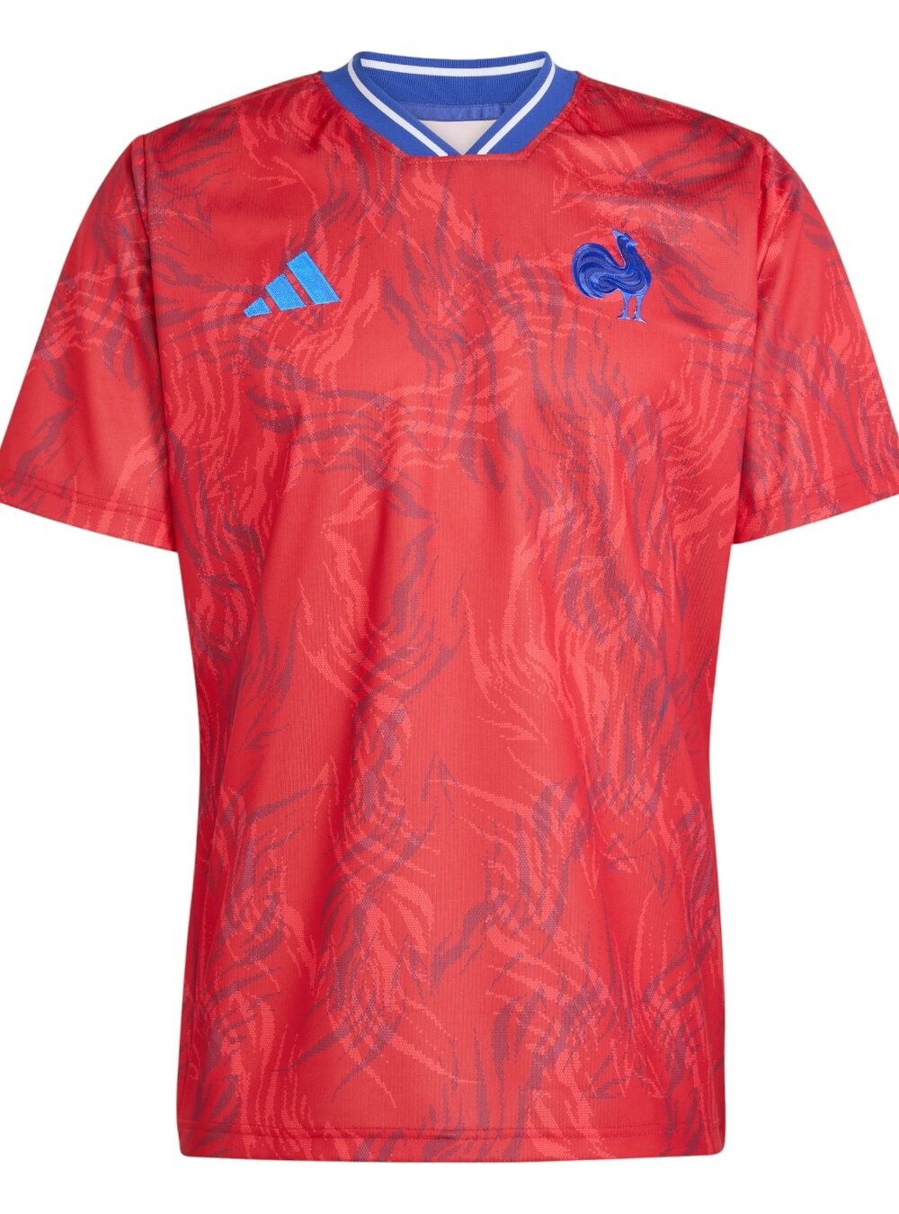 Maillot XV de France entrainement rouge 2025/2026