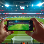 soccer fans cheering their team