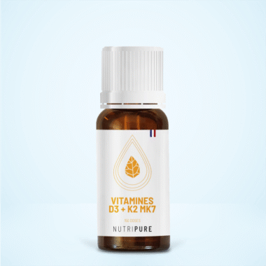 Vitamine D3 K2-MK7 1000 UI Nutripure - Complément alimentaire