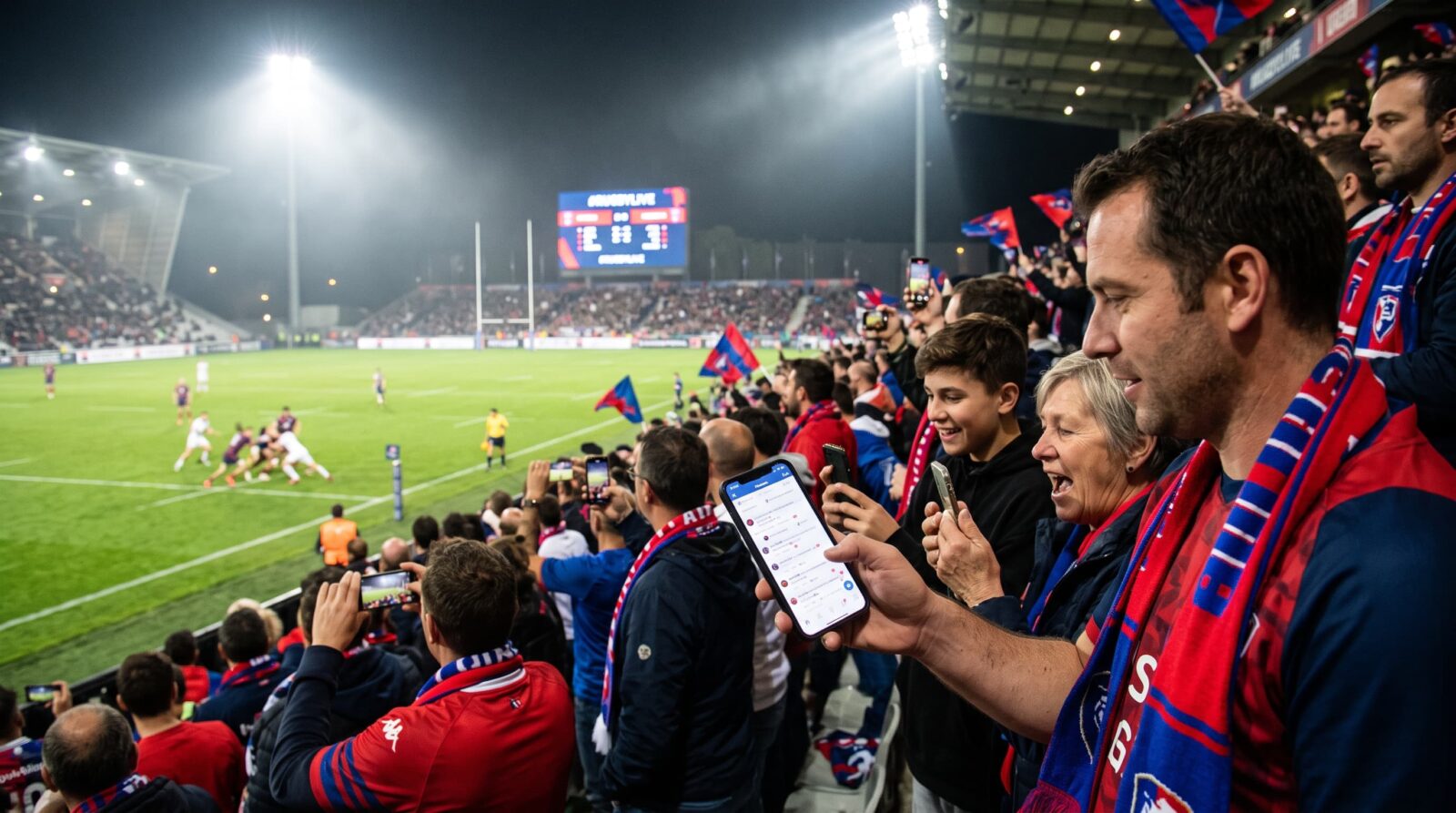 Réseaux sociaux rugby : comment les clubs et supporters vivent le jeu à l'ère du digital Gemini Generated Image s7c1k8s7c1k8s7c1